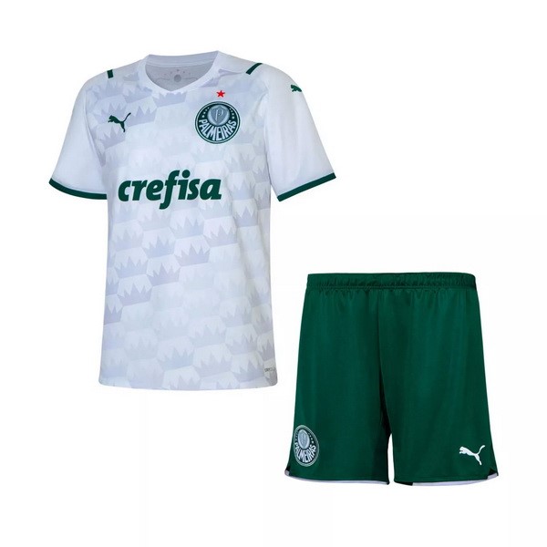 Camiseta Palmeiras 2nd Niño 2021-2022 Blanco